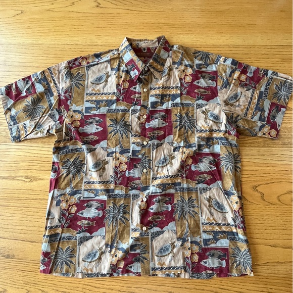 Tori Richard Honolulu Hawaiian Button-Down Aloha Shirt - MEN'S XL‎ - Picture 2 of 7